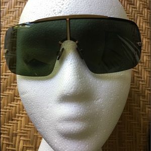 DOLCE & GABBANA Wraparound Aviator Sunglasses